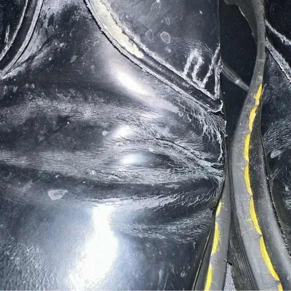 Dr.‎ Doc Martens 1461 Bex Black Leather Oxford Shoes US Men's 10 Chunky Combat - Picture 11 of 12